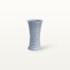 Mittlere Vase "Feinstrich Blau" - tailliert geringelt 8