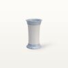 Mittlere Vase "Feinstrich Blau" - mit Ritzborte 8