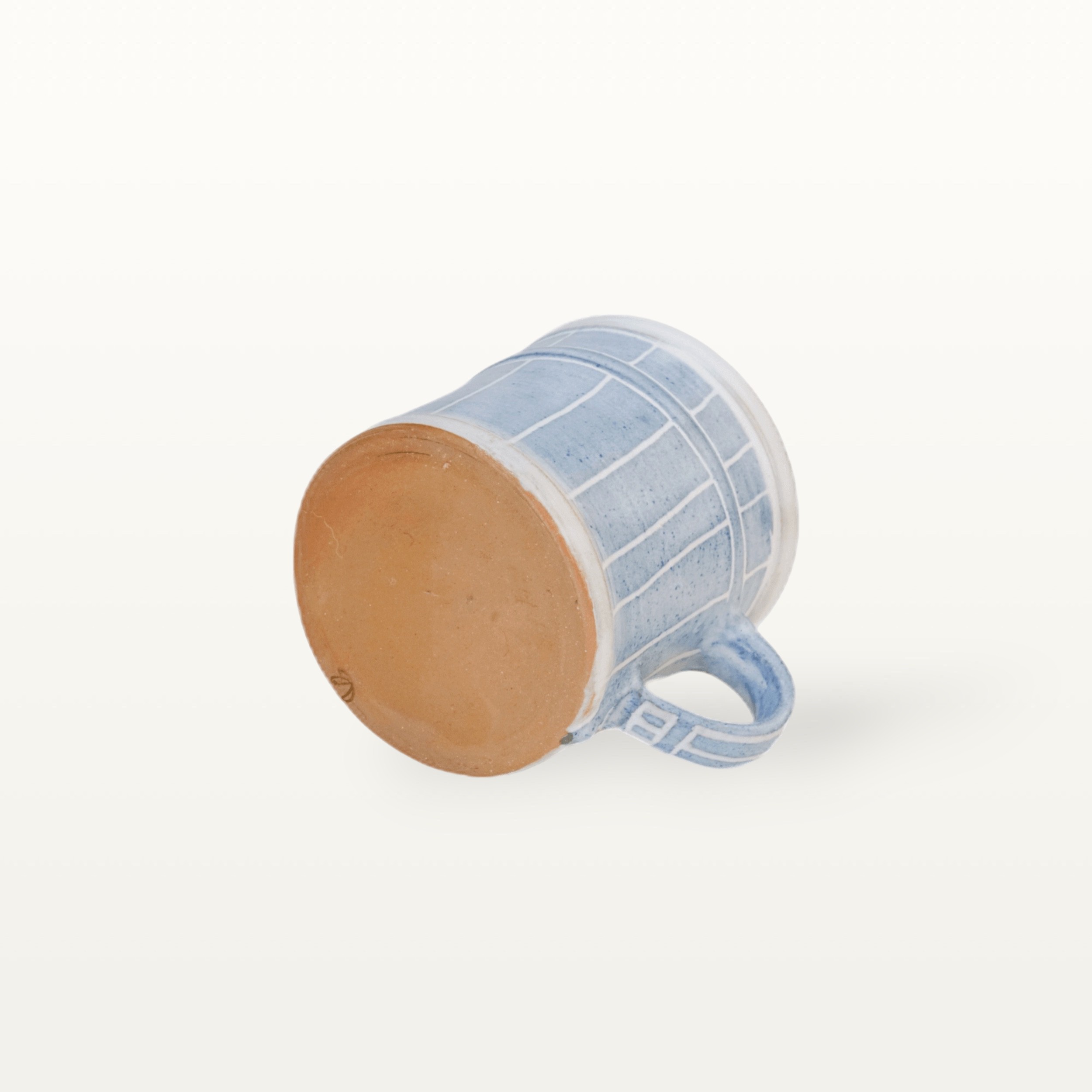 Zylindrische Tasse "Feinstrich Blau" - Streifen 2 Zylindrische Tasse "Feinstrich Blau" - Streifen – Bild 2