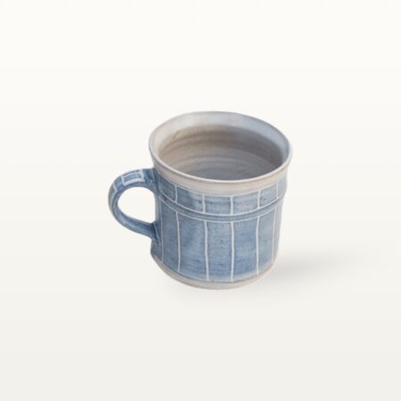 Zylindrische Tasse "Feinstrich Blau" - Streifen 7 Zylindrische Tasse "Feinstrich Blau" - Streifen – Bild 3