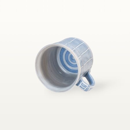Zylindrische Tasse "Feinstrich Blau" - Streifen 9 Zylindrische Tasse "Feinstrich Blau" - Streifen – Bild 5
