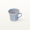 Konische Tasse "Feinstrich Blau" - geringelt 11