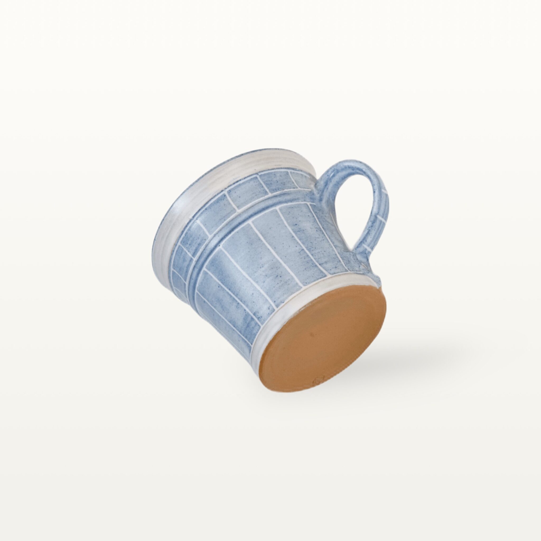 Konische Tasse "Feinstrich Blau" - Streifen 2 Konische Tasse "Feinstrich Blau" - Streifen – Bild 2