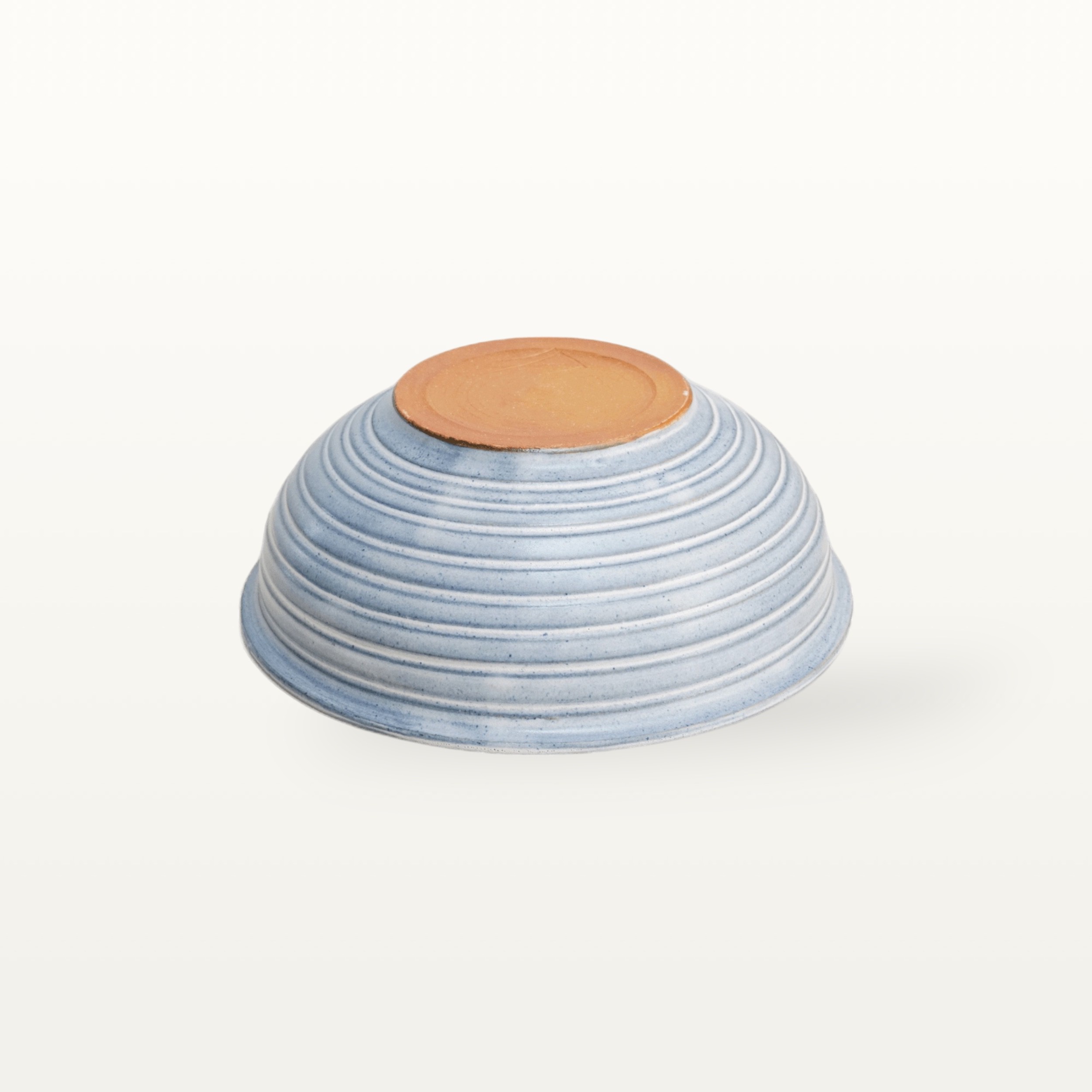 Große Schüssel "Feinstrich Blau" - geringelt 3 Große Schüssel "Feinstrich Blau" - geringelt – Bild 3